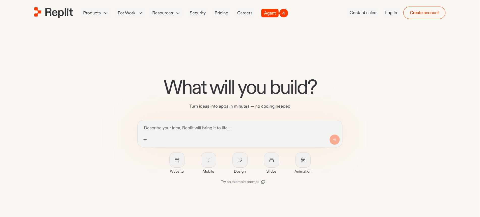 Replit interface
